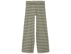 Name It pale lime yellow striped glitter trousers